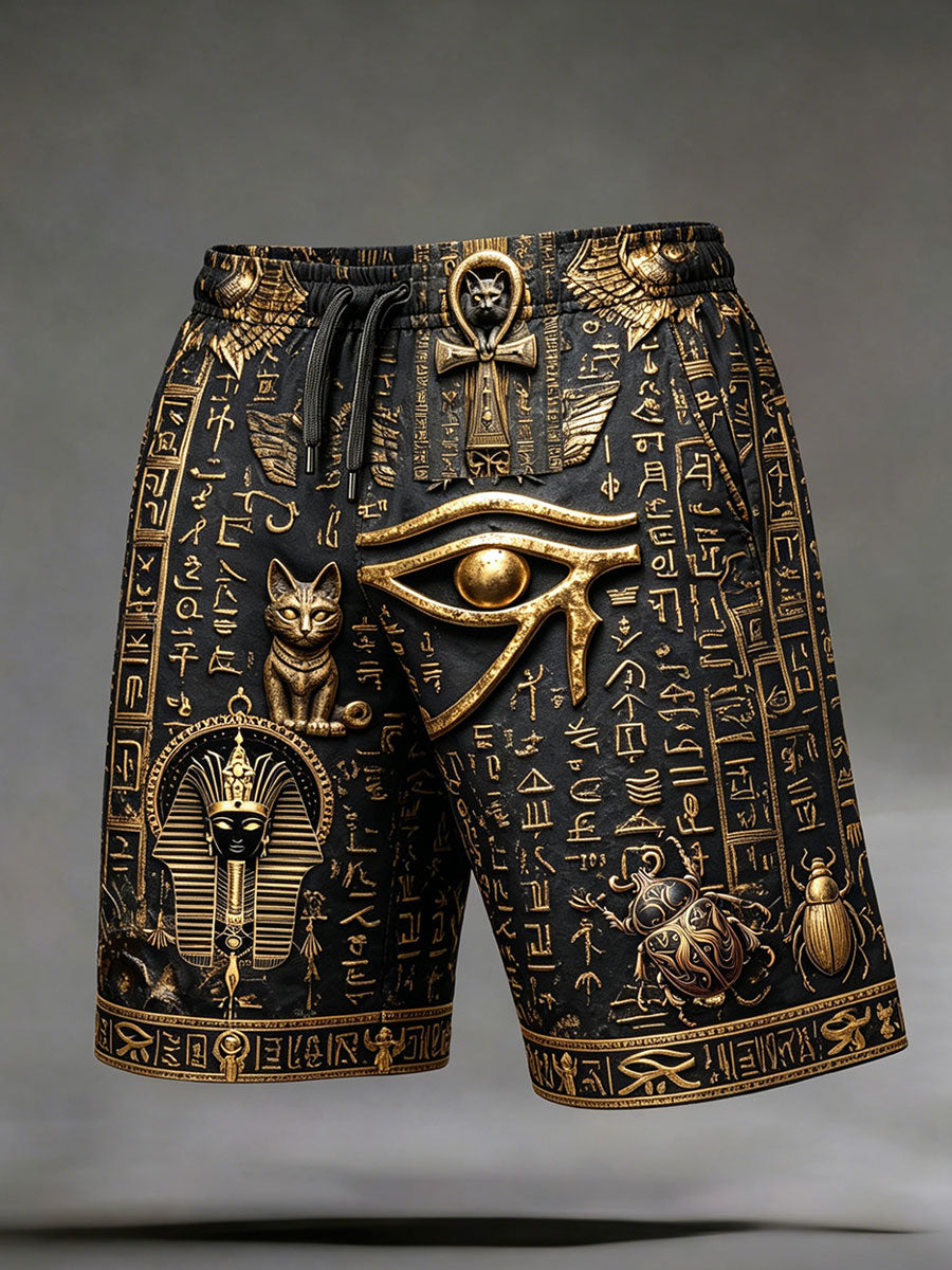 Men's Ancient Egyptian Eye of Horus Shorts