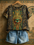 Women's Ancient Egyptian Eye of Horus Tops