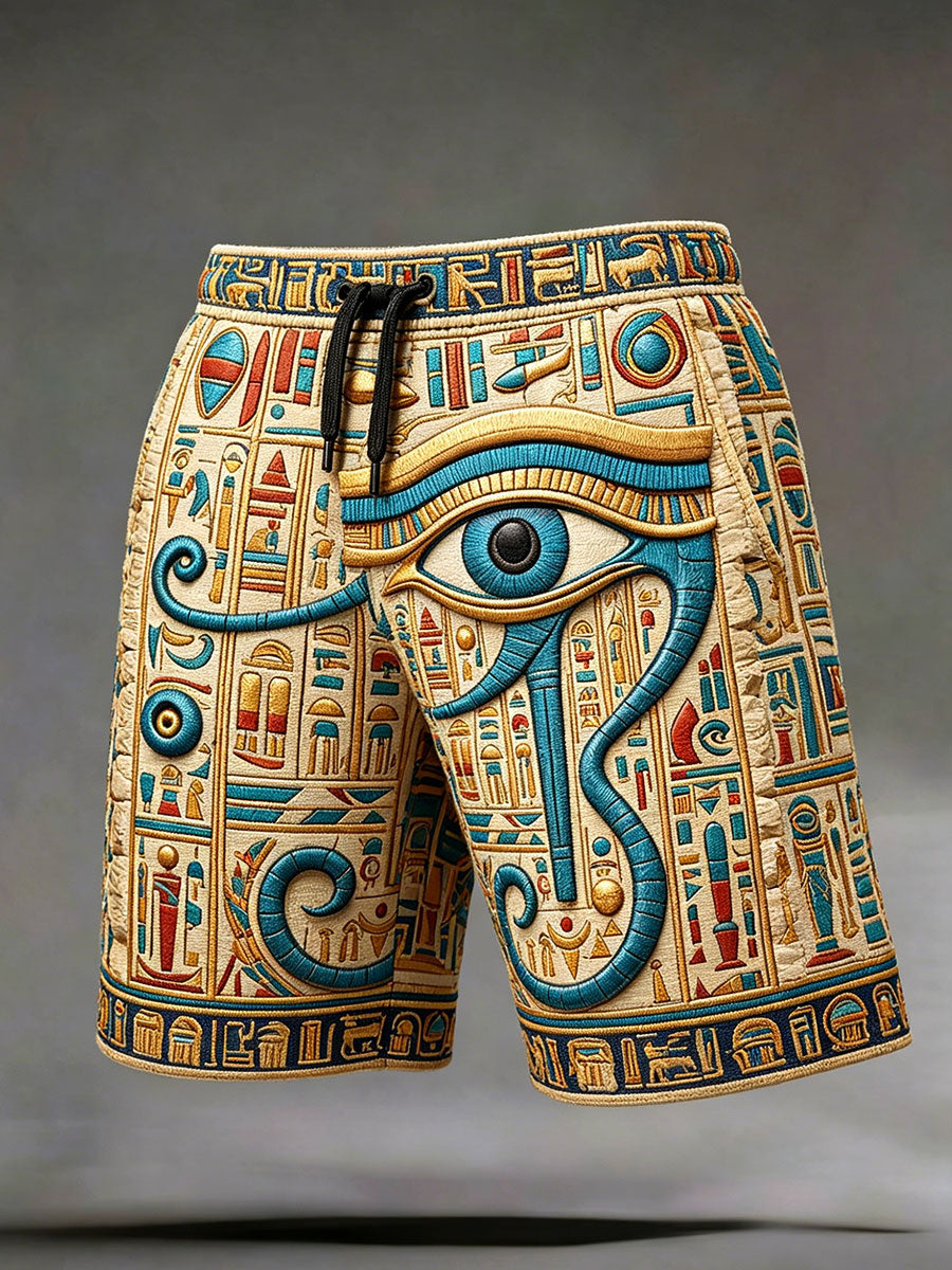 Men's Ancient Egyptian Eye of Horus Shorts