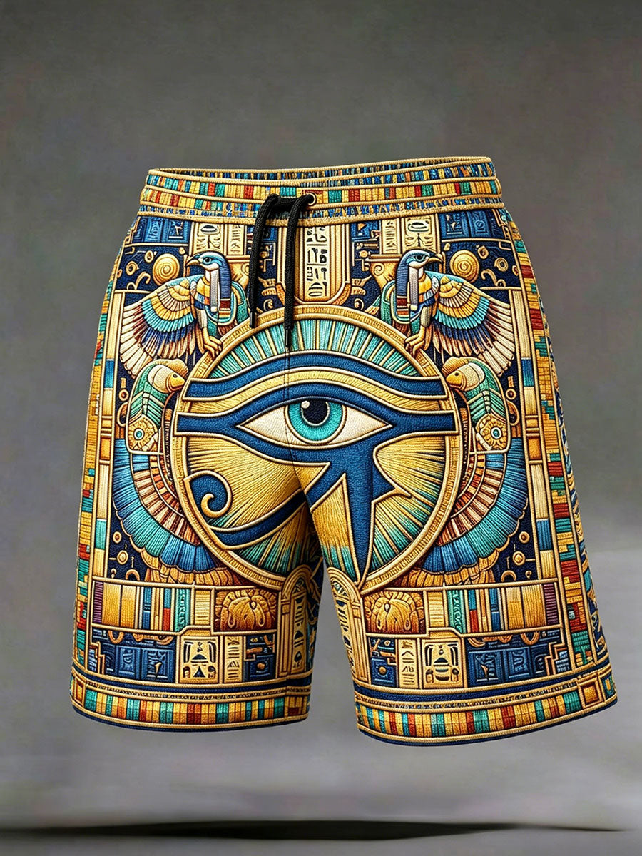 Men's Ancient Egyptian Eye of Horus Shorts