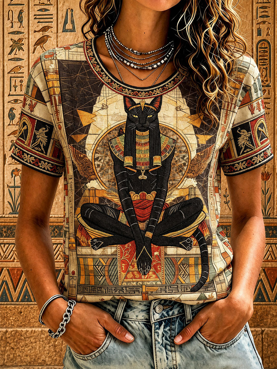 Women's Ancient Egypt Bastet T-shirts