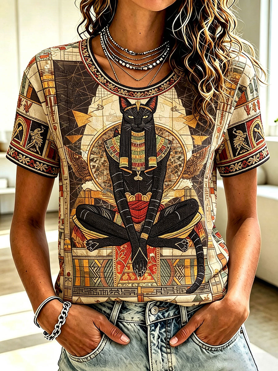 Women's Ancient Egypt Bastet T-shirts