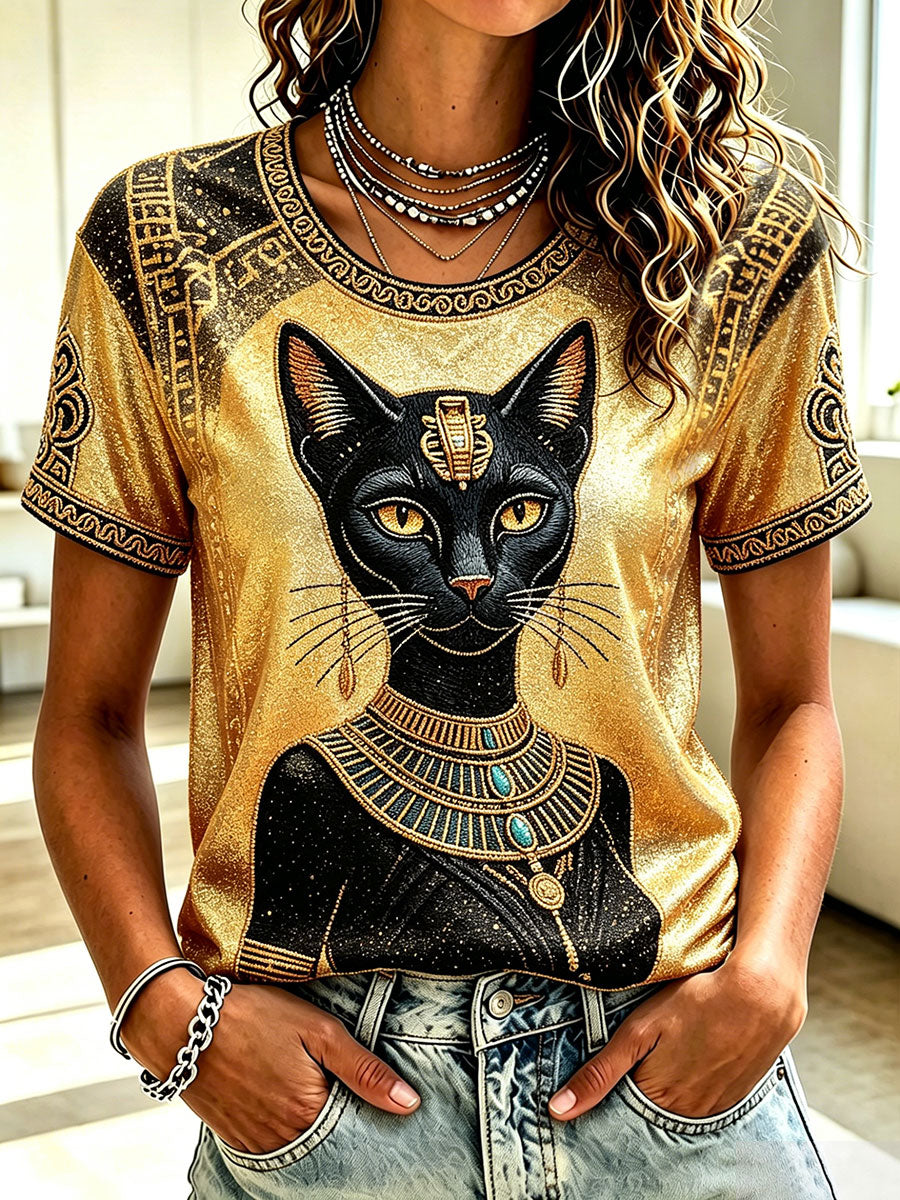 Women's Ancient Egypt Bastet T-shirts