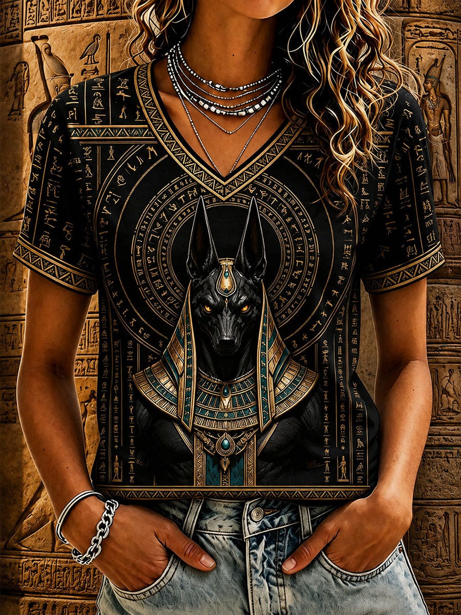 Women's Ancient Egypt Anubis T-shirts