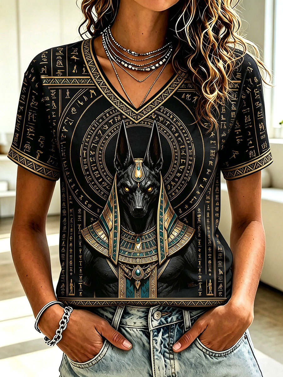Women's Ancient Egypt Anubis T-shirts