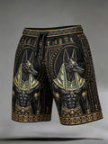 Men's Ancient Egyptian Anubis Shorts