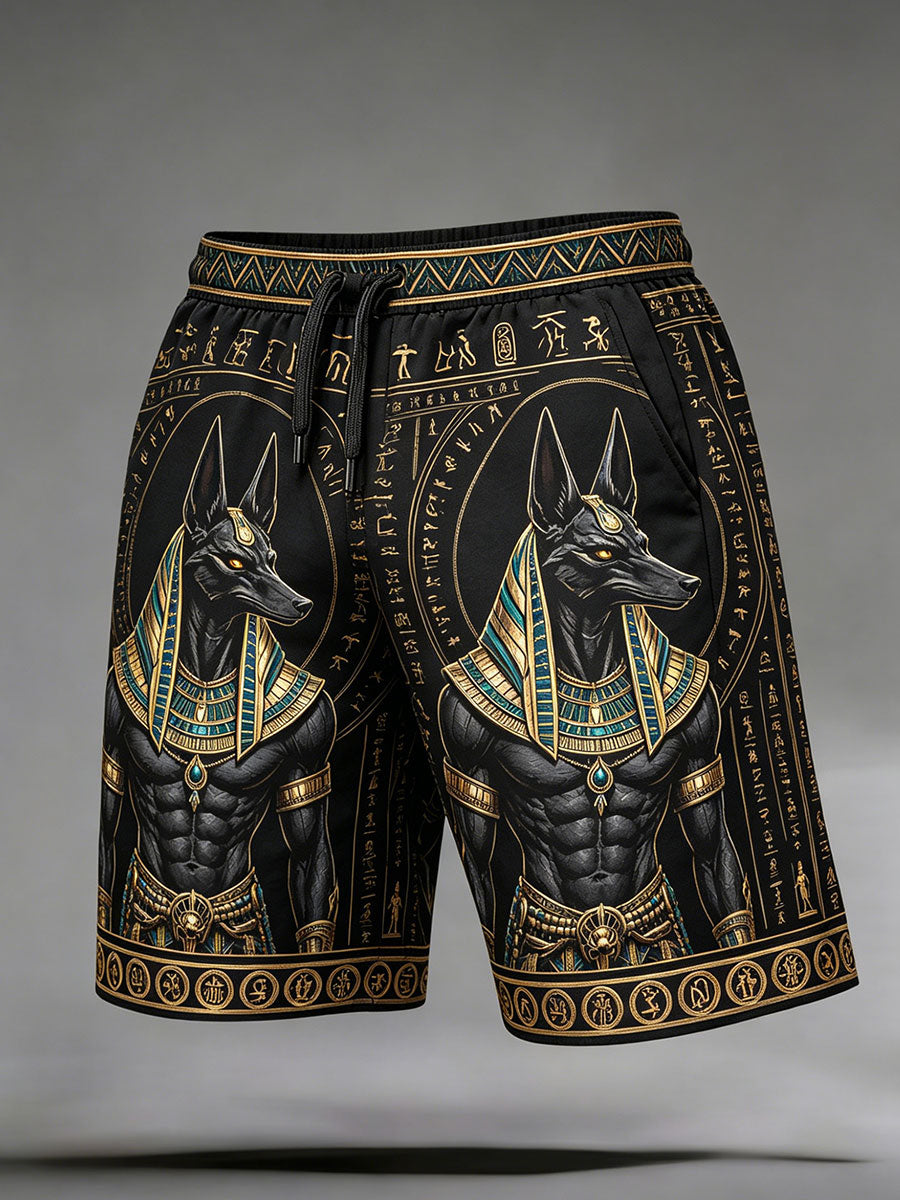 Men's Ancient Egyptian Anubis Shorts