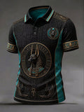 Men's Ancient Egyptian Art Print Casual Shirt