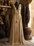 Women's Egypt Art Maxi Dress