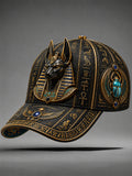 Unisex Casual Cap with Vintage Egyptian Art Print