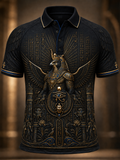Men's Ancient Egyptian Civilization Art Polo Shirt