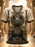 Men's Ancient Egyptian Civilization V-Neck T-Shirt