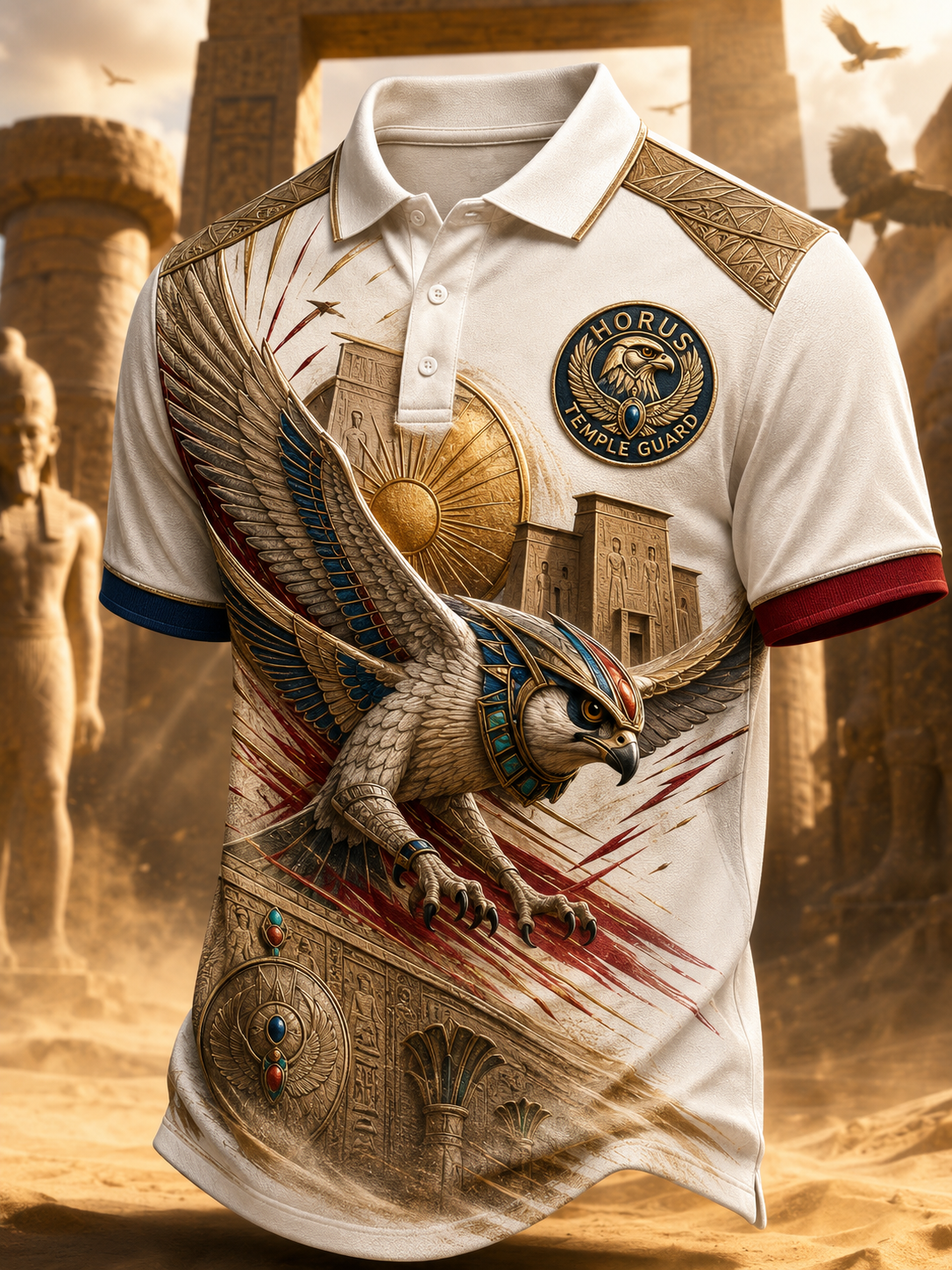 Men's Egyptian Civilization Short Sleeve Shirt