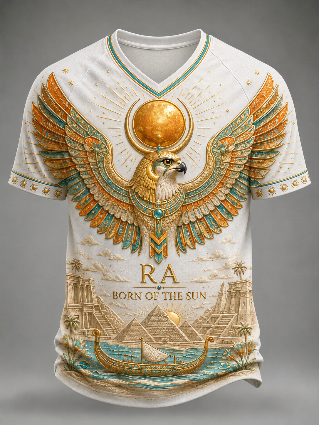 Men's Egyptian Civilization V-Neck T-Shirt