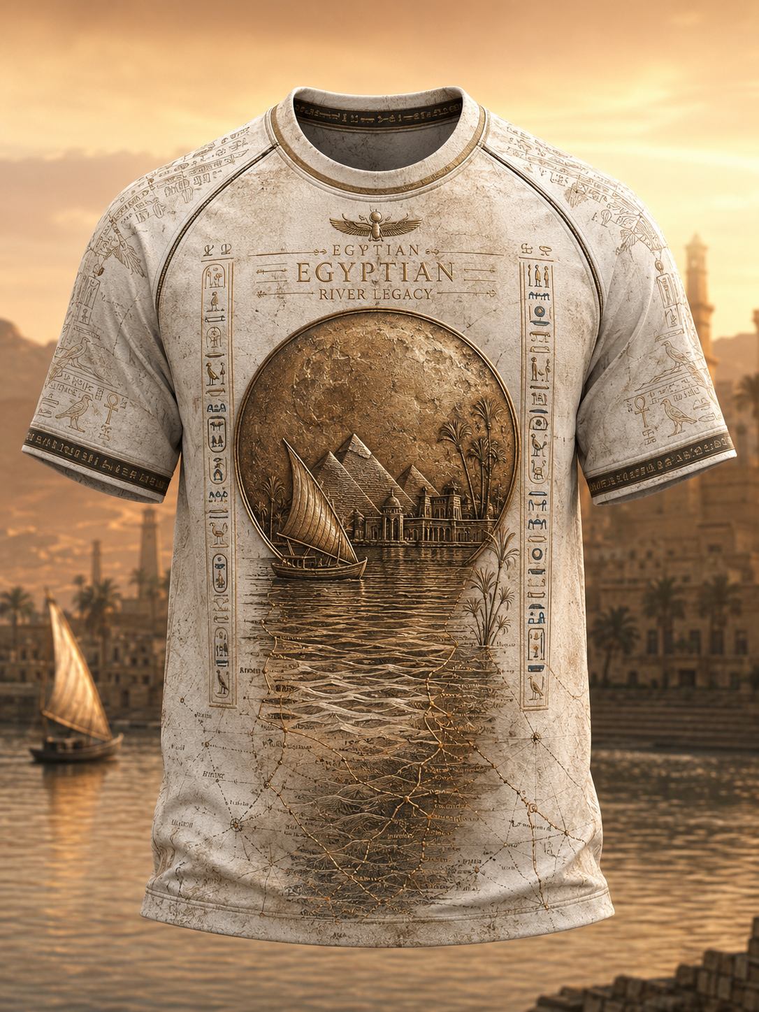 Men's Egyptian Civilization Short Sleeve T-Shirt