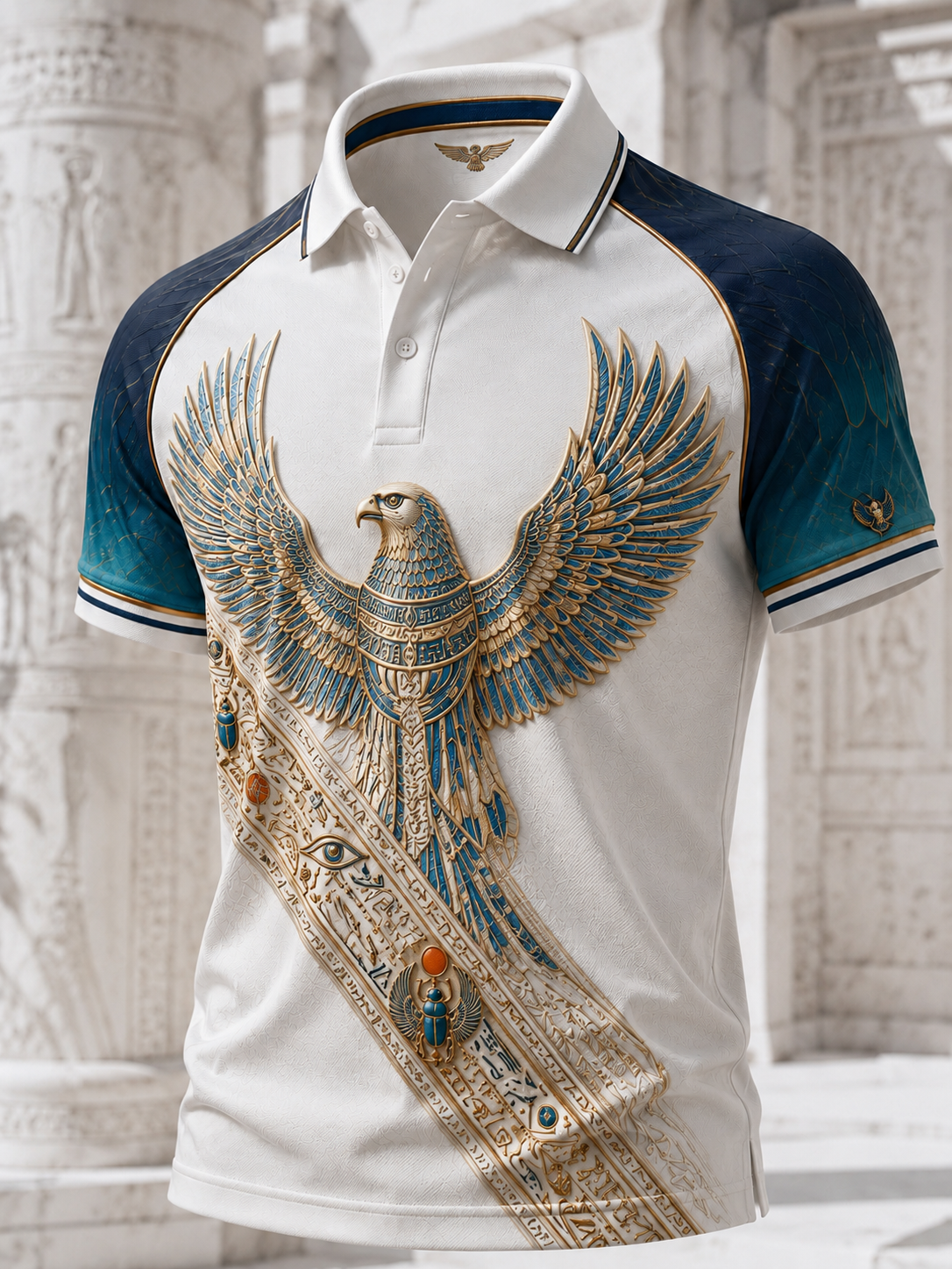 Men's Egyptian Civilization Polo Shirt