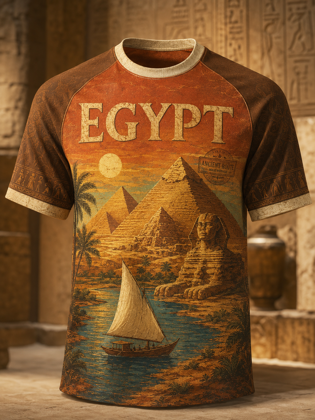 Men's Egyptian Civilization Short Sleeve T-Shirt