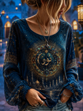 Women's Egyptian Islam Cotton-Linen Shirt