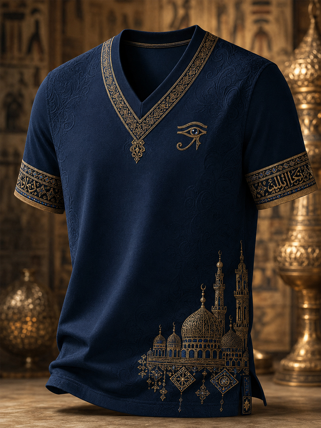 Men's Egyptian Islam V-Neck T-Shirt