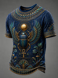 Men’s Ancient Egyptian Civilization Printed Casual T-Shirt