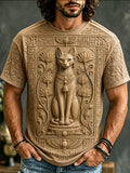 Men’s Ancient Egyptian Civilization Printed Casual T-Shirt