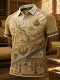 Men's Egyptian Civilization Polo Shirt