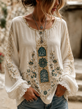 Women's Egyptian Islam Cotton-Linen Shirt