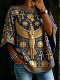 Women's Art of Ancient Egyptian Civilization Print Top