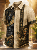 Men's Egyptian Civilization Short-Sleeved Shirt