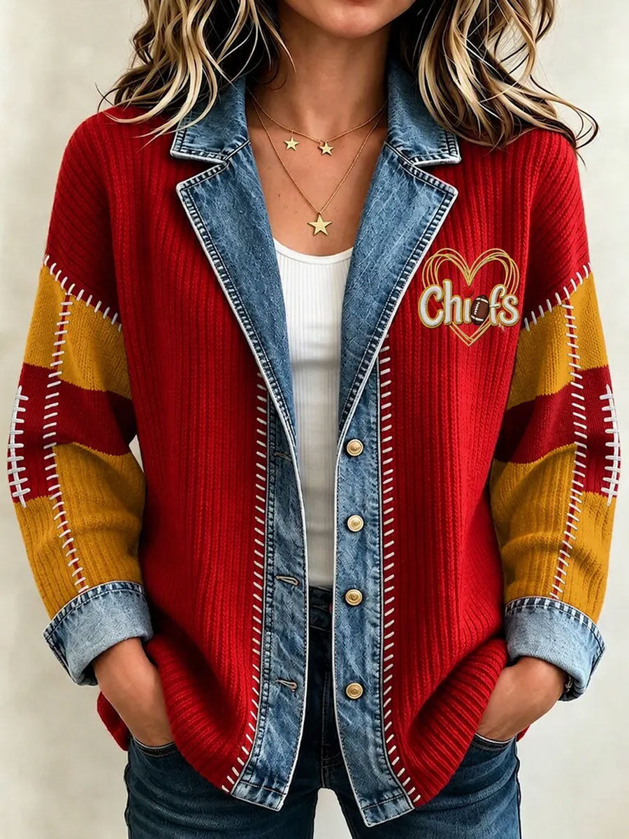 Women'S Football Fan Casual Top