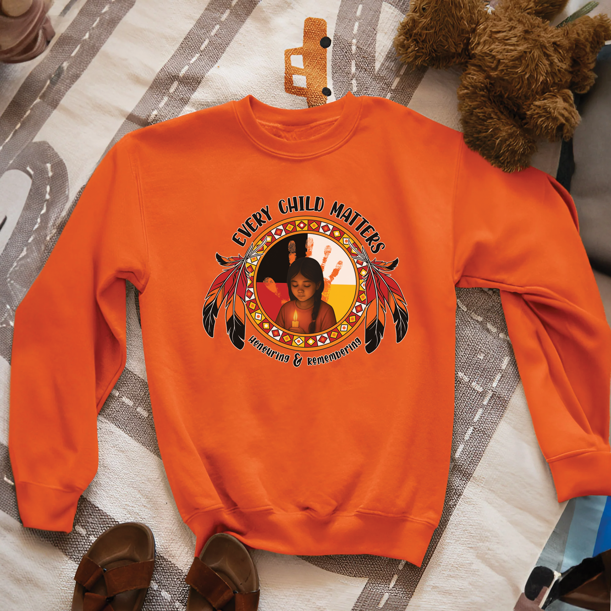 Remembering the Lost, Honouring the Survivors For Orange Shirt Day Unisex T-shirt/Hoodie/Sweatshirt 148