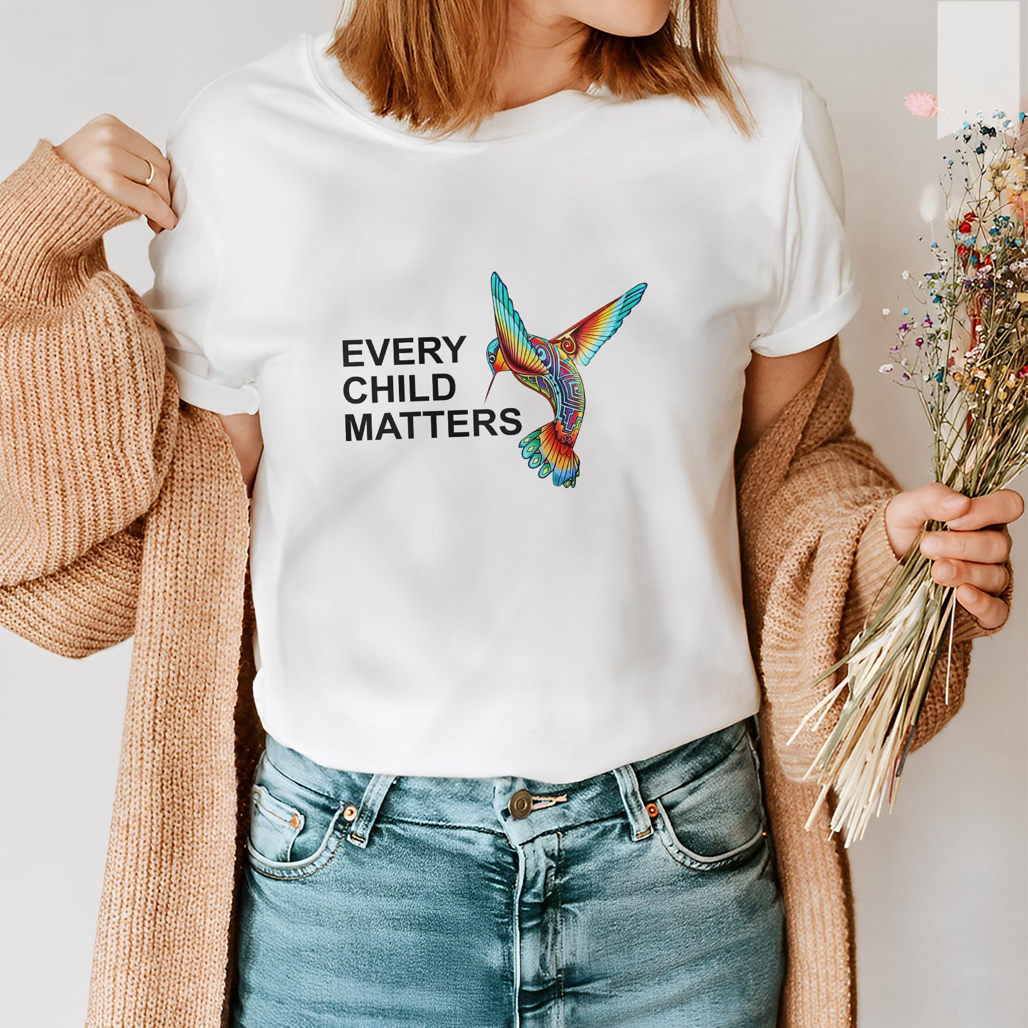 Every Child Matters Hummingbird Serenity Native American Unisex T-shirt/Hoodie/Sweatshirt