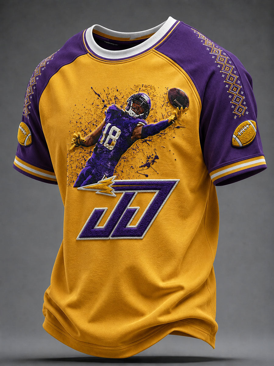 Men'S Football Lover Short Sleeve T-Shirt