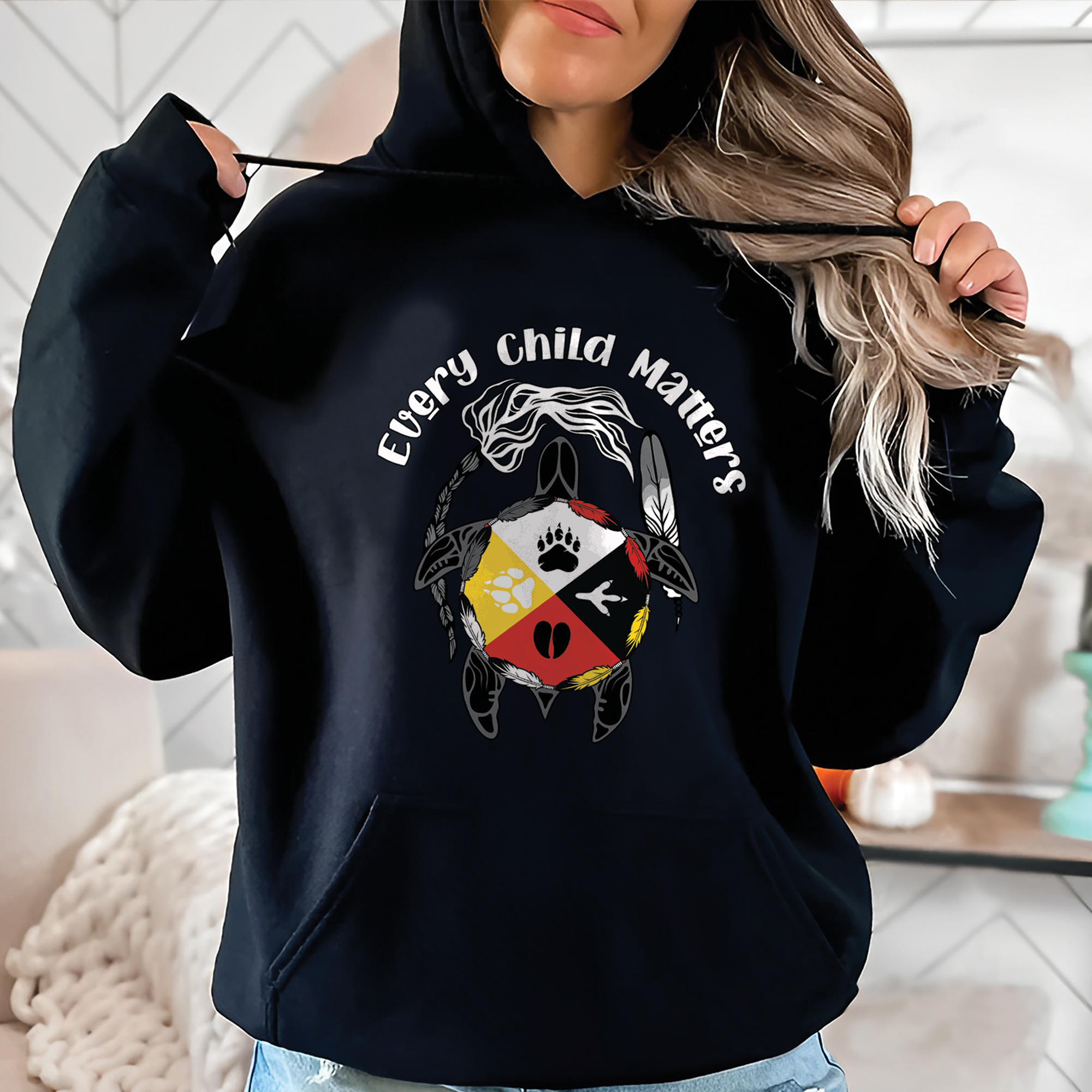 Sacred Circle of Healing – For Orange Shirt Day Unisex T-shirt/Hoodie/Sweatshirt 143