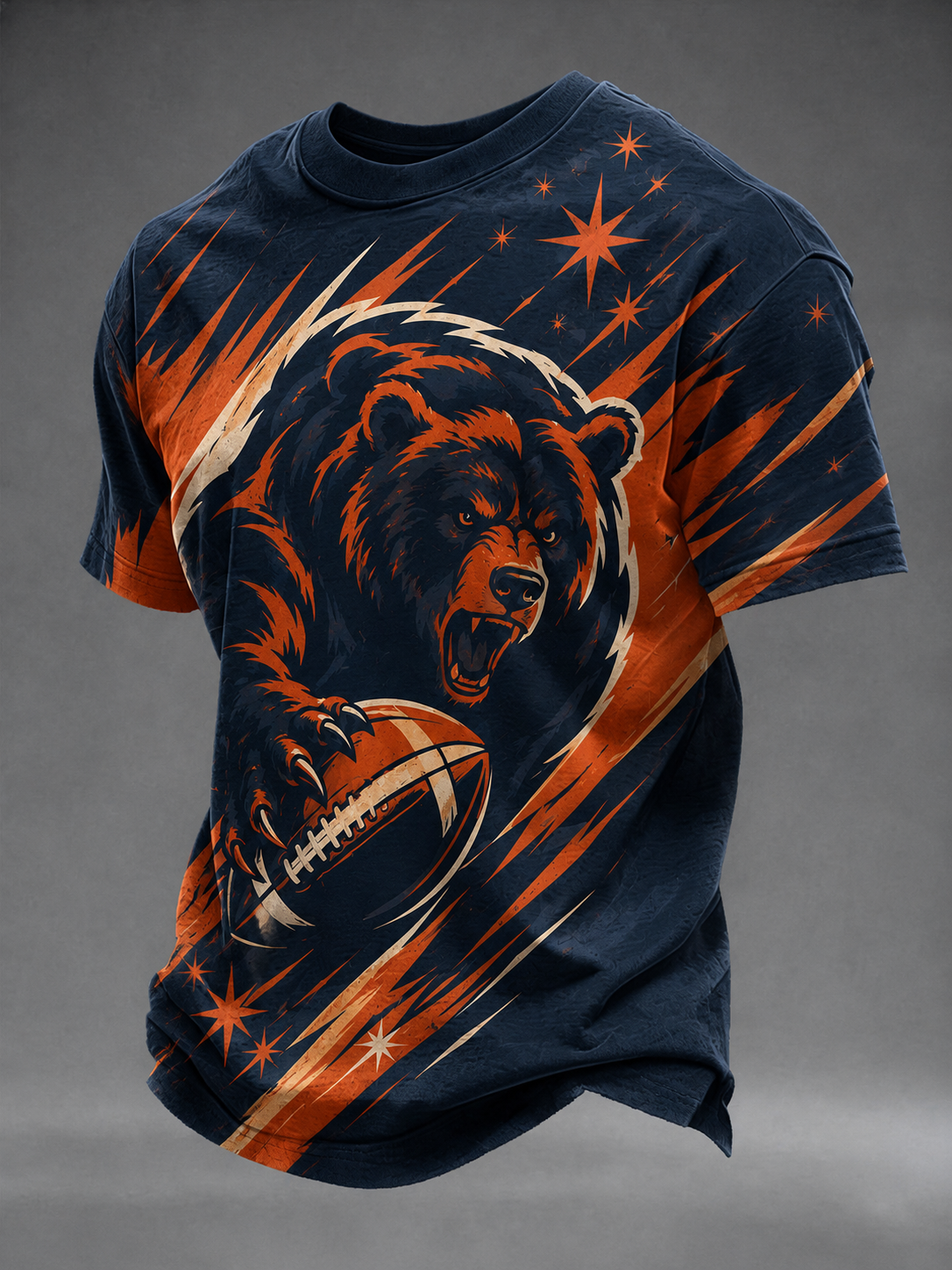 Men's Football Printed Short-Sleeve T-Shirt