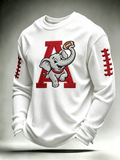 Men'S Rugby Printed Waffle T-Shirt