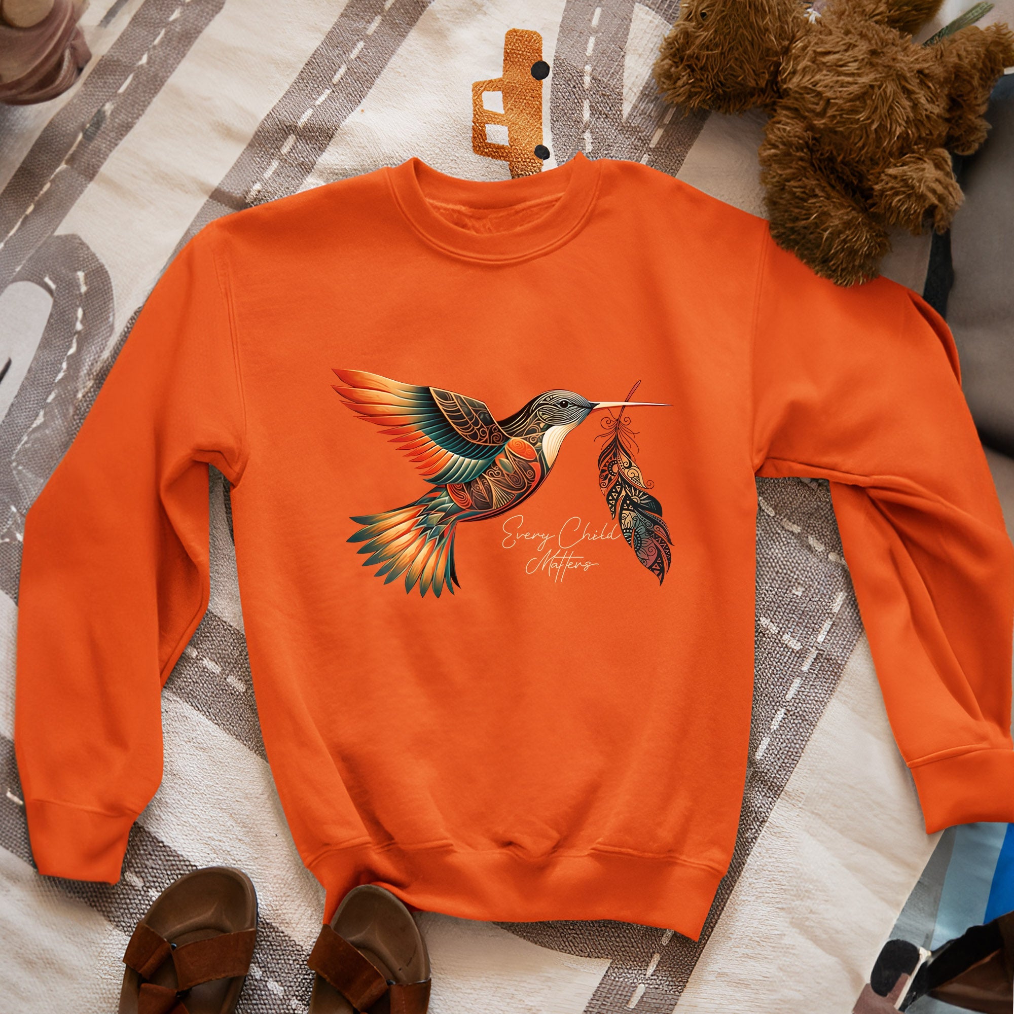 Every Child Matters Hummingbird Feather Native American Unisex T-shirt/Hoodie/Sweatshirt
