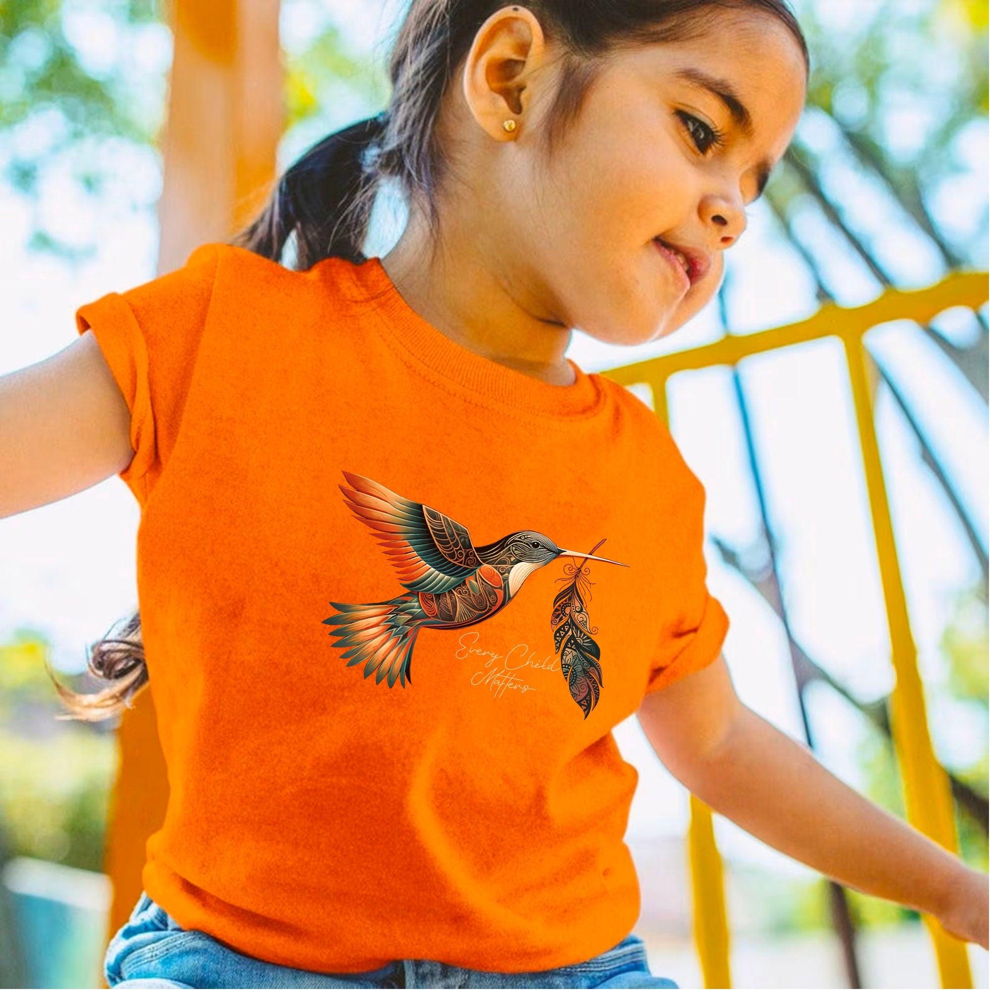 Every Child Matters Hummingbird Feather Native American Unisex T-shirt/Hoodie/Sweatshirt