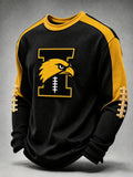 Men'S Football Printed Waffle T-Shirt