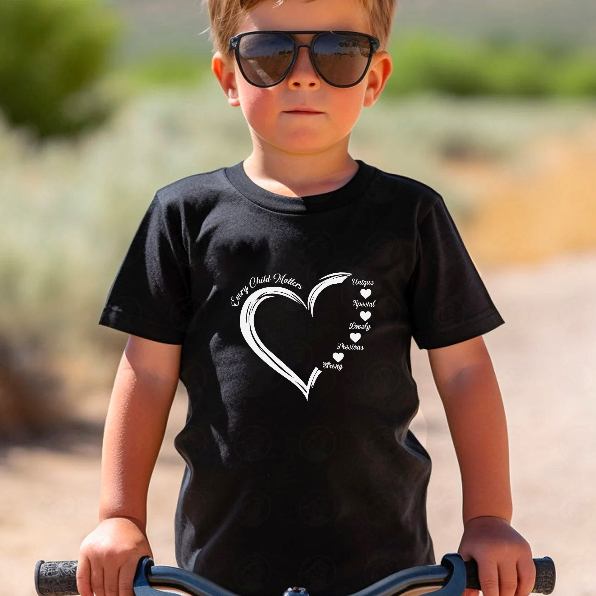 Every Child Matters White Heart Native American Unisex T-shirt/Hoodie/Sweatshirt