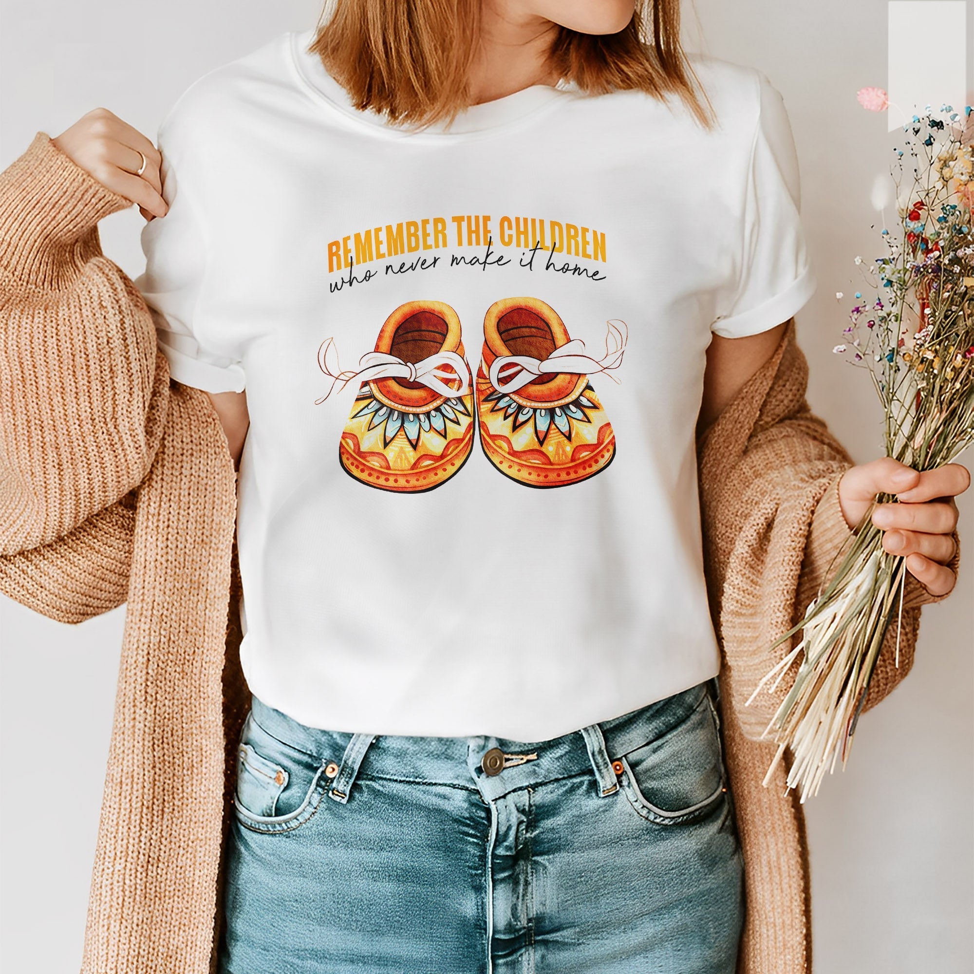 Every Child Matters Shoes Indigenous Orange Shirt Day Unisex T-shirt/Hoodie/Sweatshirt