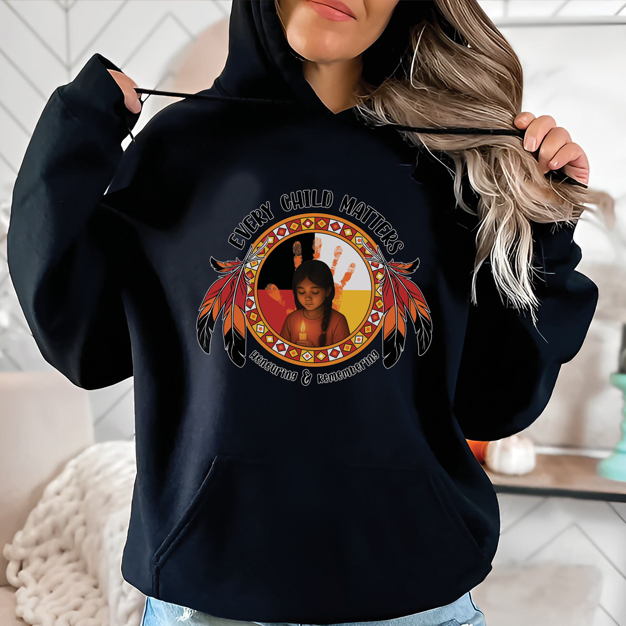 Remembering the Lost, Honouring the Survivors For Orange Shirt Day Unisex T-shirt/Hoodie/Sweatshirt 148