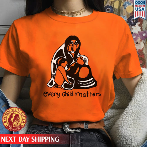 Every Child Matters Grandma With Grandniece Together For Orange Day Unisex T-shirt/Hoodie/Sweatshirt