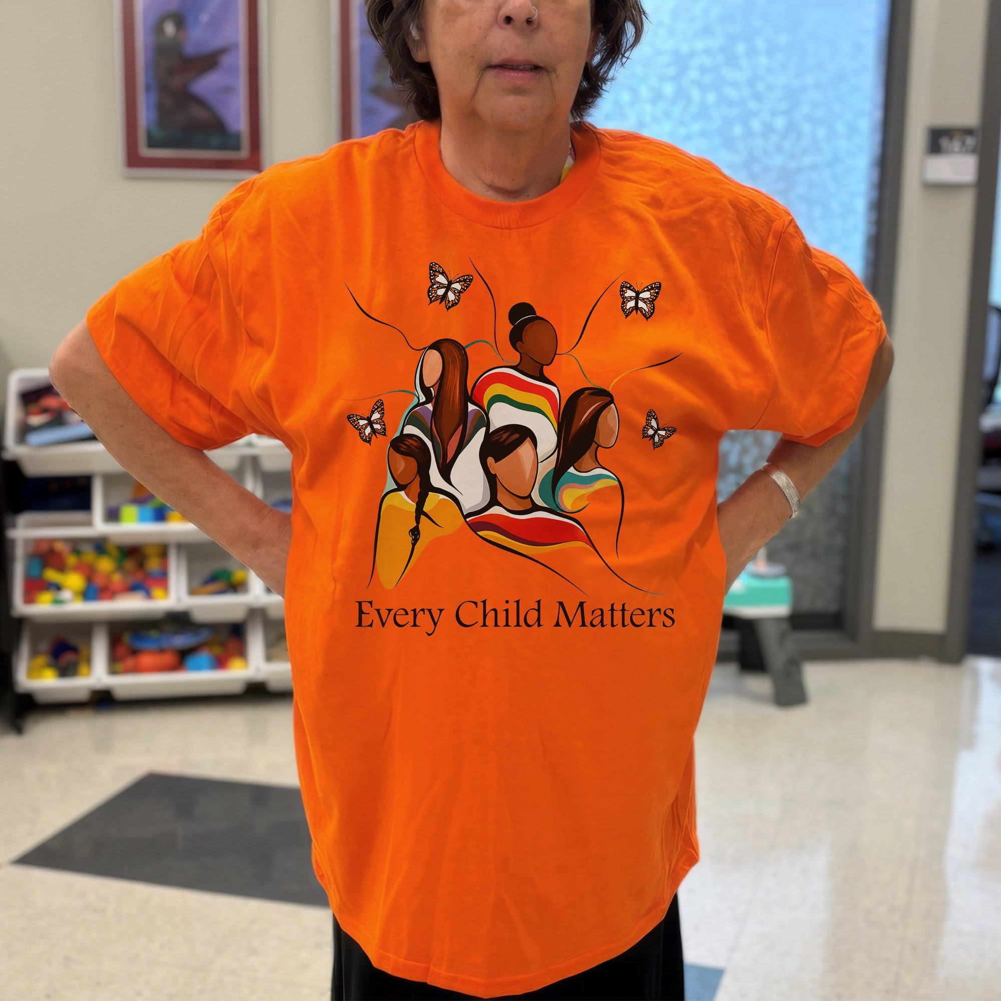 The Circle Remembers Every Child - Indigenous Children & Butterfly Remembrance Unisex T-shirt/Hoodie/Sweatshirt