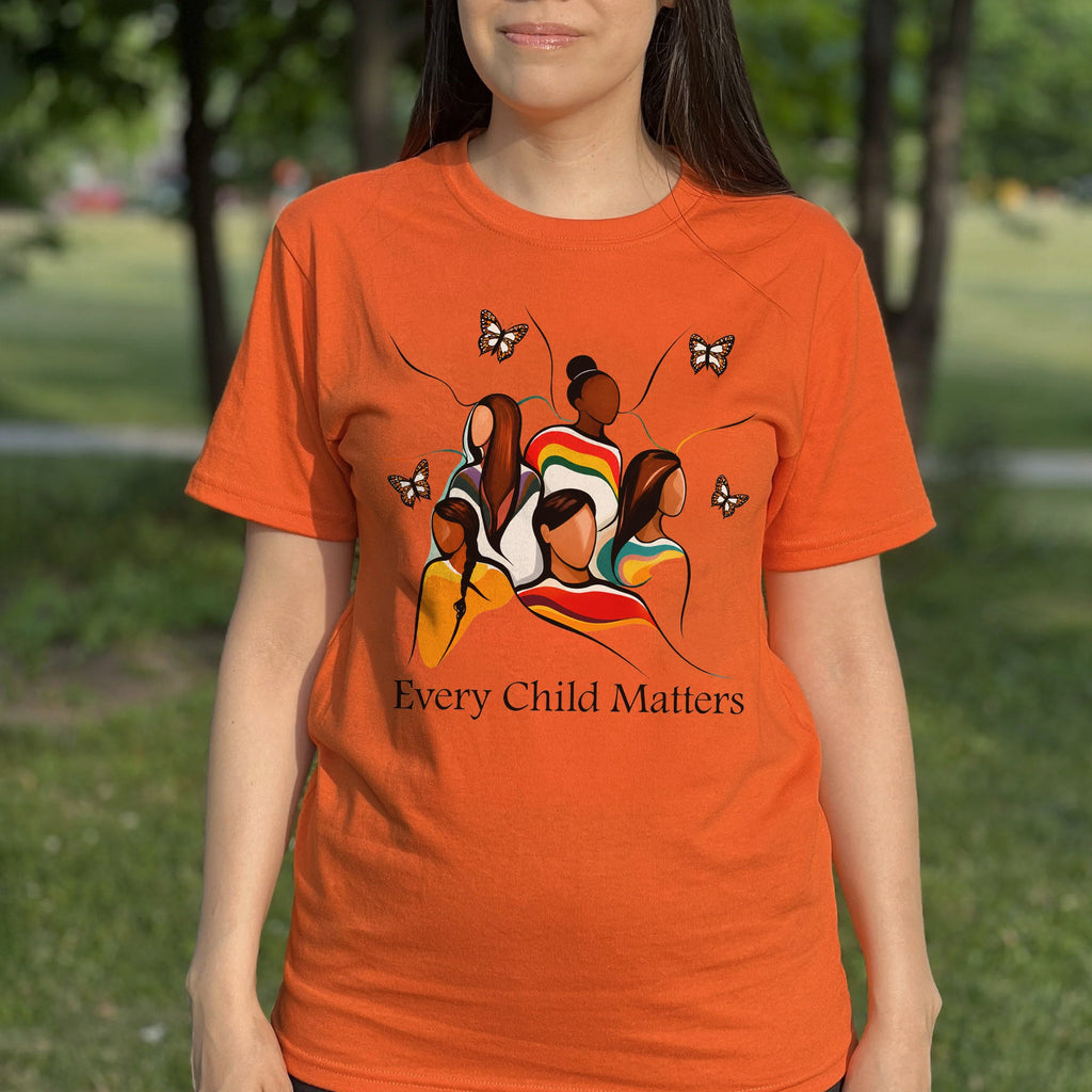 The Circle Remembers Every Child - Indigenous Children & Butterfly Remembrance Unisex T-shirt/Hoodie/Sweatshirt