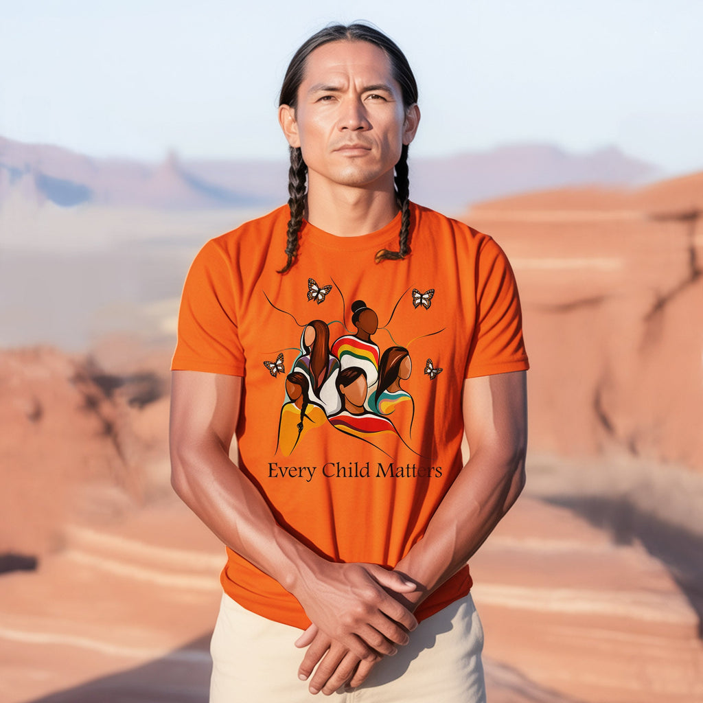 The Circle Remembers Every Child - Indigenous Children & Butterfly Remembrance Unisex T-shirt/Hoodie/Sweatshirt