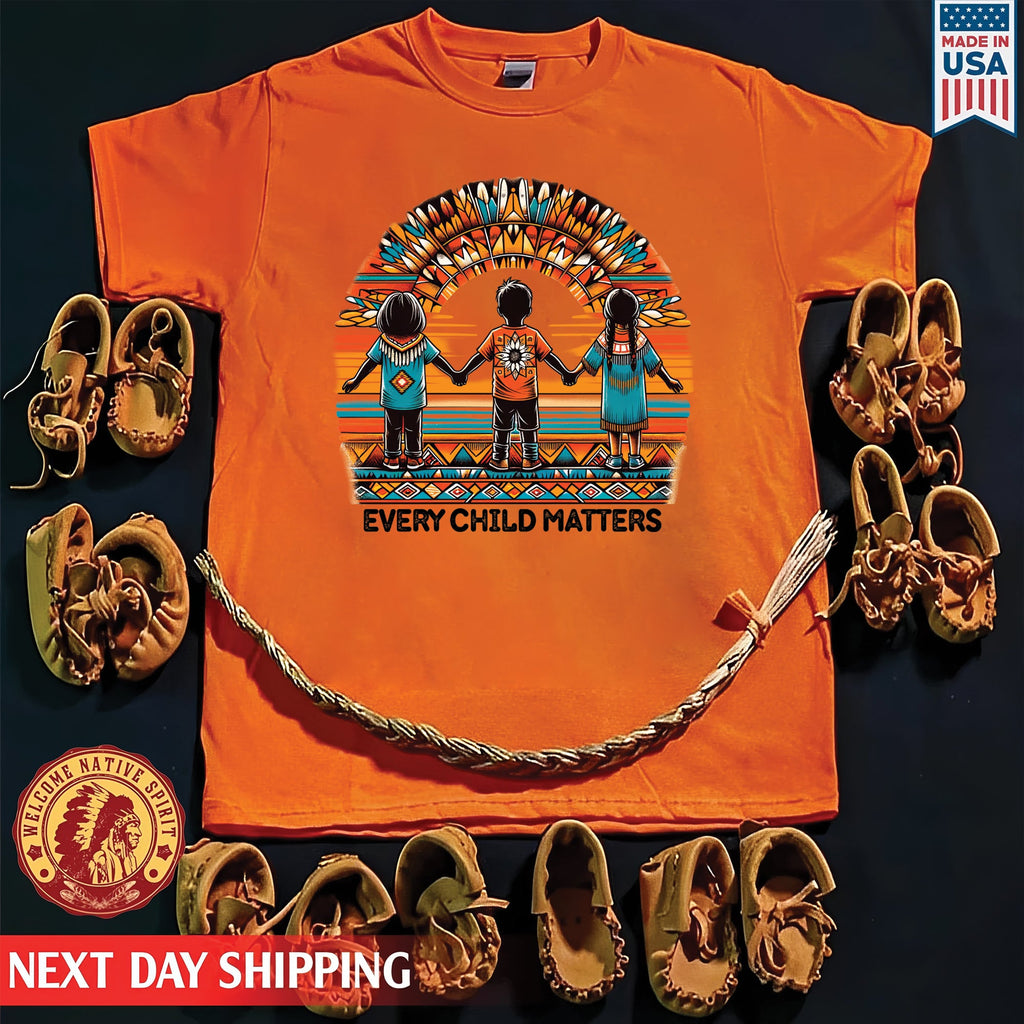 Truth and Reconciliation Every Child Matters Orange Shirt Day Native American Unisex T-shirt/Hoodie/Sweatshirt