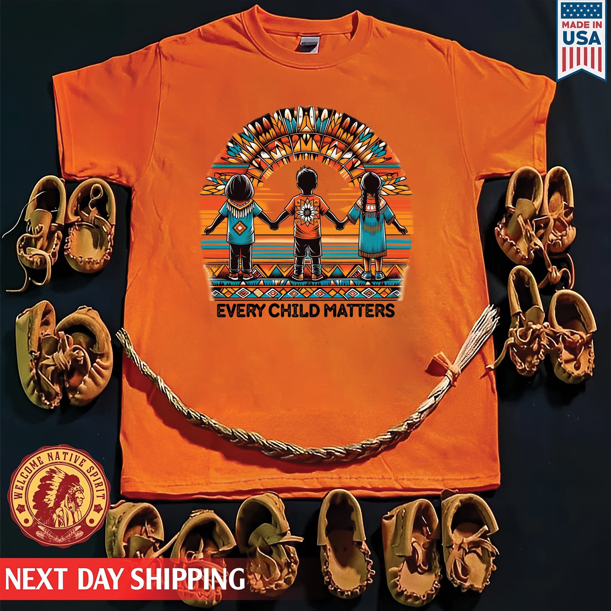 Truth and Reconciliation Every Child Matters Orange Shirt Day Native American Unisex T-shirt/Hoodie/Sweatshirt