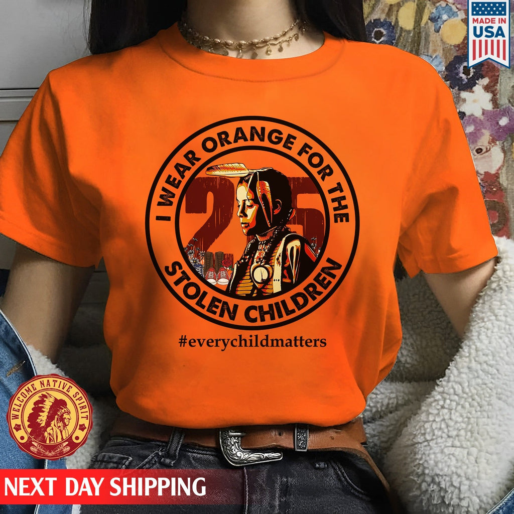 Every Child Matters I Wear Orange For The 215 Stolen Children Circle For Orange Day Unisex T-shirt/Hoodie/Sweatshirt