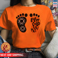 Every Child Matters Foot Black And Orange Together Unisex T-shirt/Hoodie/Sweatshirt